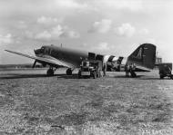 Asisbiz 42 24022 Douglas C 47 Skytrain 434TCG71TCS CJA loaded with blood to be delivered to France 12th Jun 1944 FRE3401