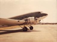 Asisbiz Douglas C 47 Skytrain warms up before take off unknown location NA098