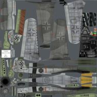 Asisbiz IL2 P3 Ta 152C 7.JG26 red 1 Flensburg Germany 1945