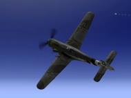 Asisbiz IL2 P3 Ta 152C 7.JG26 red 1 in a stalling high altitude left turn V01