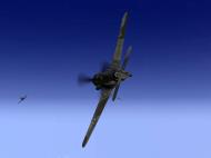 Asisbiz IL2 P3 Ta 152C 7.JG26 red 3 in aerial combat with a RAF Tempest MkV V02