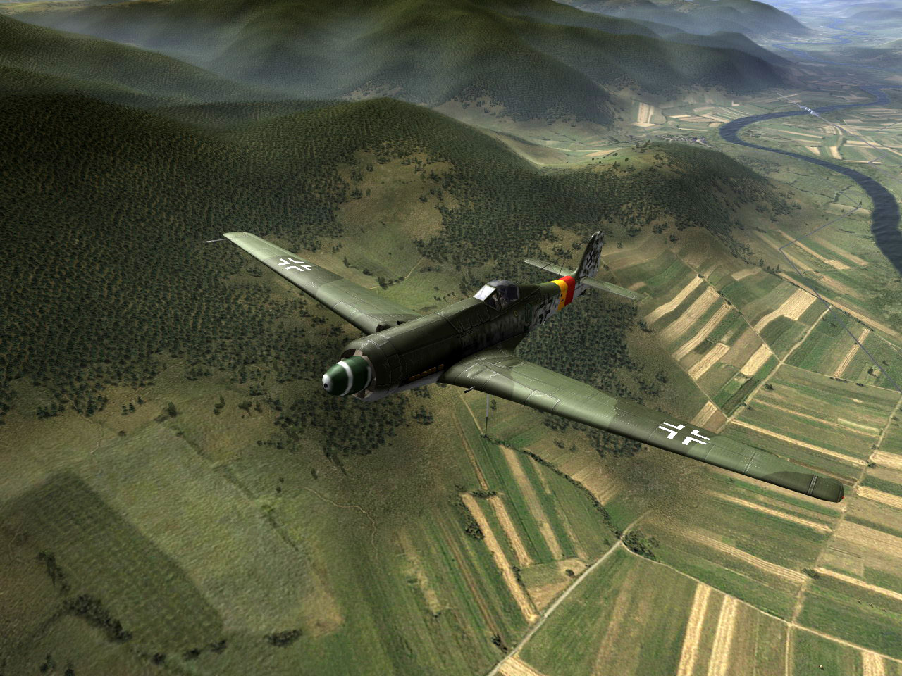 IL2 CN Ta 152H1 JG301 Green 9 Willi Reschke Germany 1945 V08