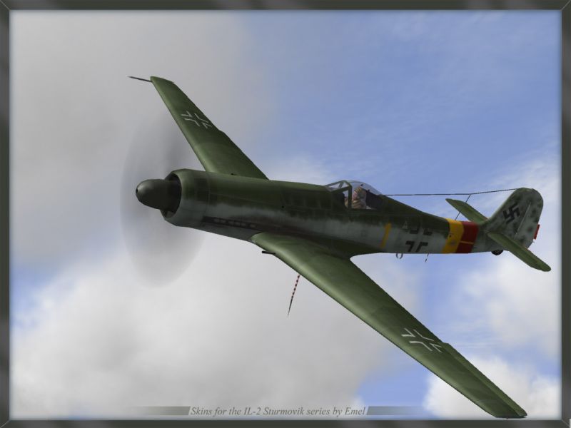 IL2 EM Ta 152H1 7.JG301 Yellow 1 Germany 1945 V0A