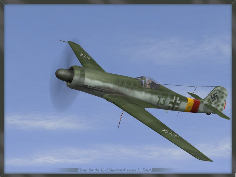 IL2 EM Ta 152H1 Stab JG301 Green 13 Germany 1945 V0A