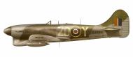 Asisbiz Artwork Profile Tempest MkV RAF 222Sqn ZDY CG Deck EJ883 Kluis Germany 1945 0A