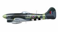 Asisbiz Artwork Profile Tempest MkV RAF 274Sqn JJW EJ714 England 1944 0A