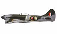 Asisbiz Artwork Profile Tempest MkV RAF 274Sqn JJW Pierre Clostermann EJ893 England 1944 0B