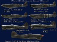 Asisbiz IL2 KF Tempest MkV RAF 274Sqn JJ W Pierre Clostermann EJ893 England 1944 V0A