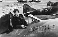 Asisbiz Famous French ace Pierre Clostermann signed photograph 02