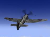 Asisbiz IL2 TT MkV RAF 501Sqn SD R EJ588 climbing to intercept a Ta152C V01