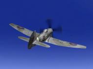 Asisbiz IL2 TT MkV RAF 501Sqn SD R EJ588 climbing to intercept a Ta152C V02