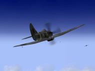 Asisbiz IL2 TT MkV RAF 501Sqn SD R EJ588 in aerial combat with German Ta 152Hs V02