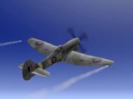 Asisbiz IL2 TT MkV RAF 501Sqn SD R EJ588 performing a steep stalling turn V01