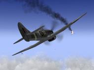 Asisbiz IL2 TT MkV RAF 501Sqn SD R EJ588 shooting down a luftwaffe Ta 152C V07