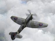 Asisbiz IL2 TT MkV RAF 501Sqn SD R EJ588 top camouflage profile view 01