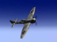 Asisbiz IL2 TT MkV RAF 501Sqn SD W EJ599 performing a steep right banking turn V01