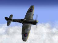 Asisbiz IL2 TT MkV RAF 501Sqn SD W EJ599 performing a steep right banking turn V02