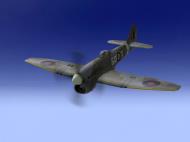 Asisbiz IL2 TT MkV RAF 501Sqn SD X EJ763 top camouflage profile view 01