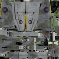 Asisbiz IL2 TT Tempest MkV RAF 501Sqn SD X EJ763 Hawkinge England 1944