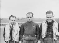 Asisbiz Aircrew RAF 56Sqn PO's Gustaw Radwanski,Miroslaw Orzechowski and Marian Wesolowski (Polish) at North Weald 24th May 1941 CH2756