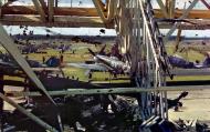 Asisbiz Hawker Typhoons RCAF 429Sqn 5VF 5VP and 5VX at Volkel airbase Holland 1945 01