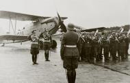 Asisbiz Heinkel He 45 foreground during a military ceremony Spain eBay 01