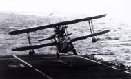 Asisbiz Walrus MkI FAA 1700NAS F Lawrence landing aboard HMS Ameer 8th July 1945 01