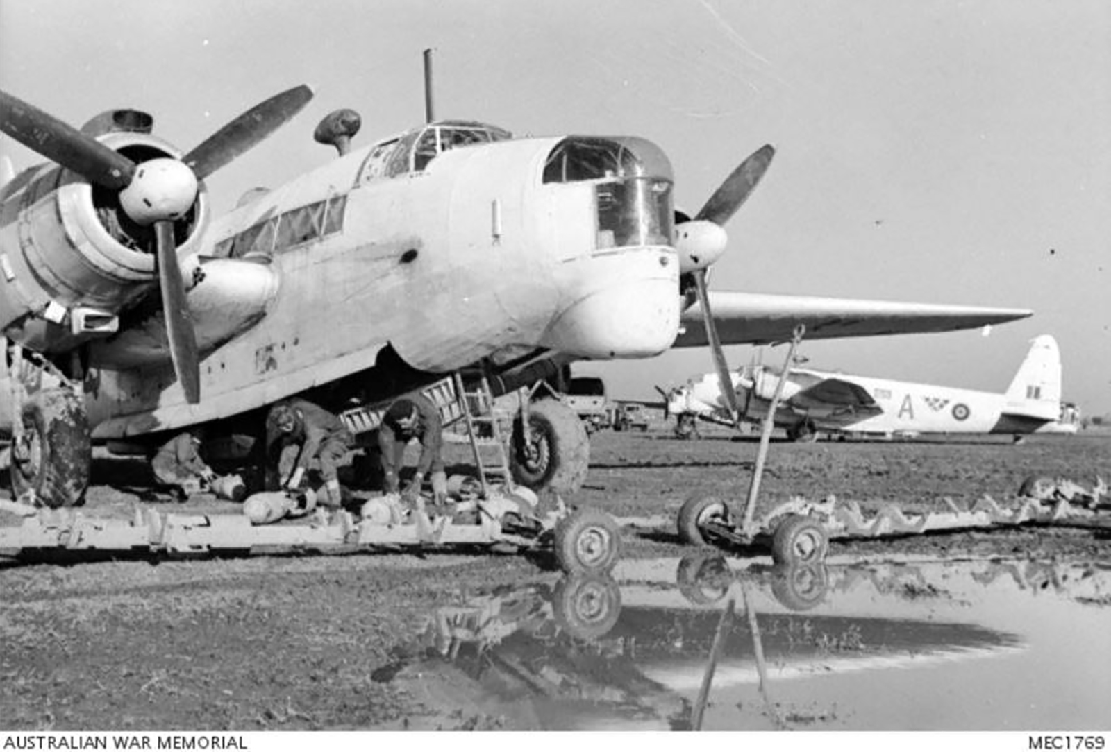 Vickers Wellington VIII RAAF 458Sqn based at Foggia Italy Jan 1944 IWM 01