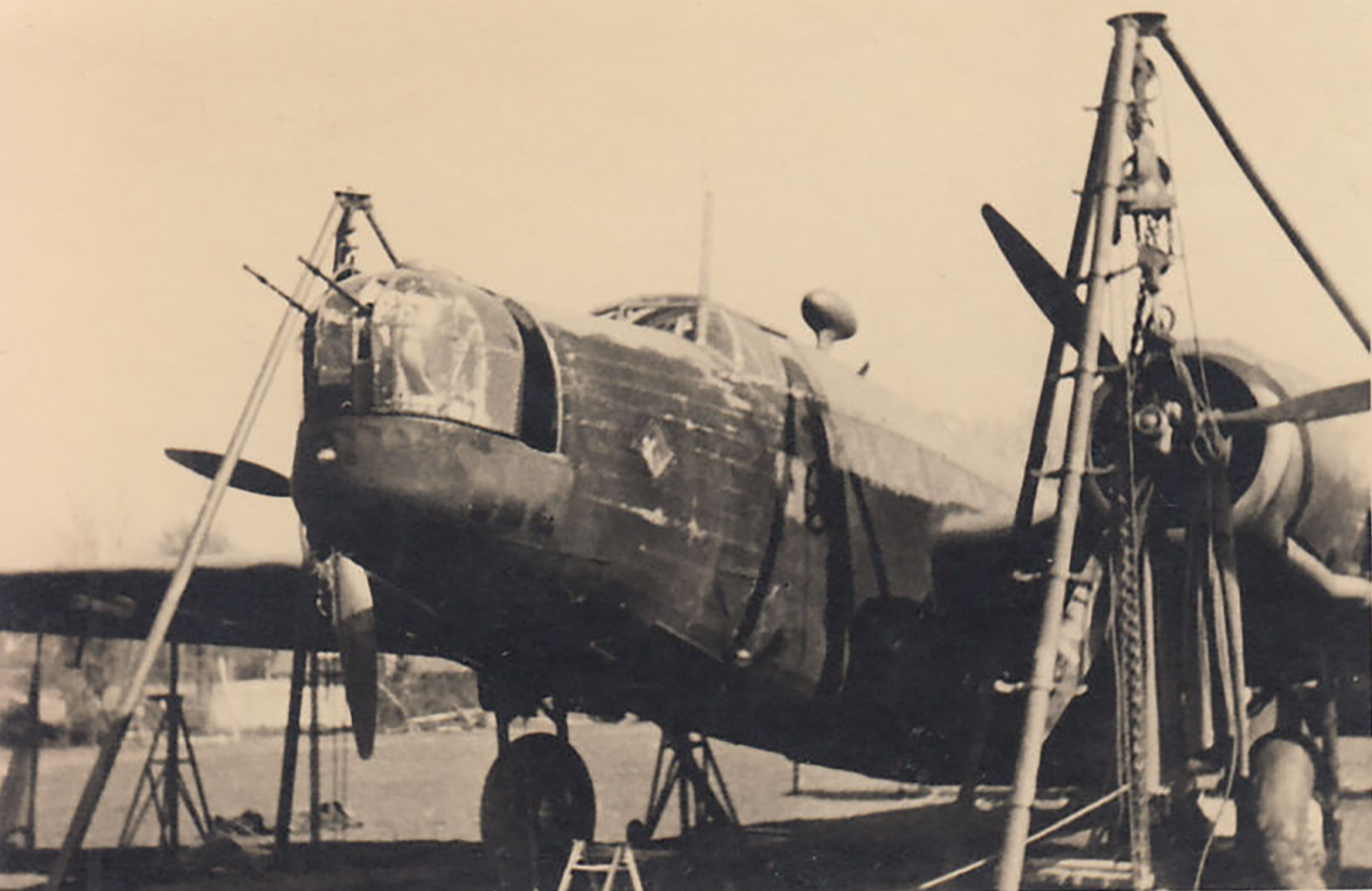 Wellington MkIc Luftwaffe captured RAF 311Sqn KXT L7843 Germany 07