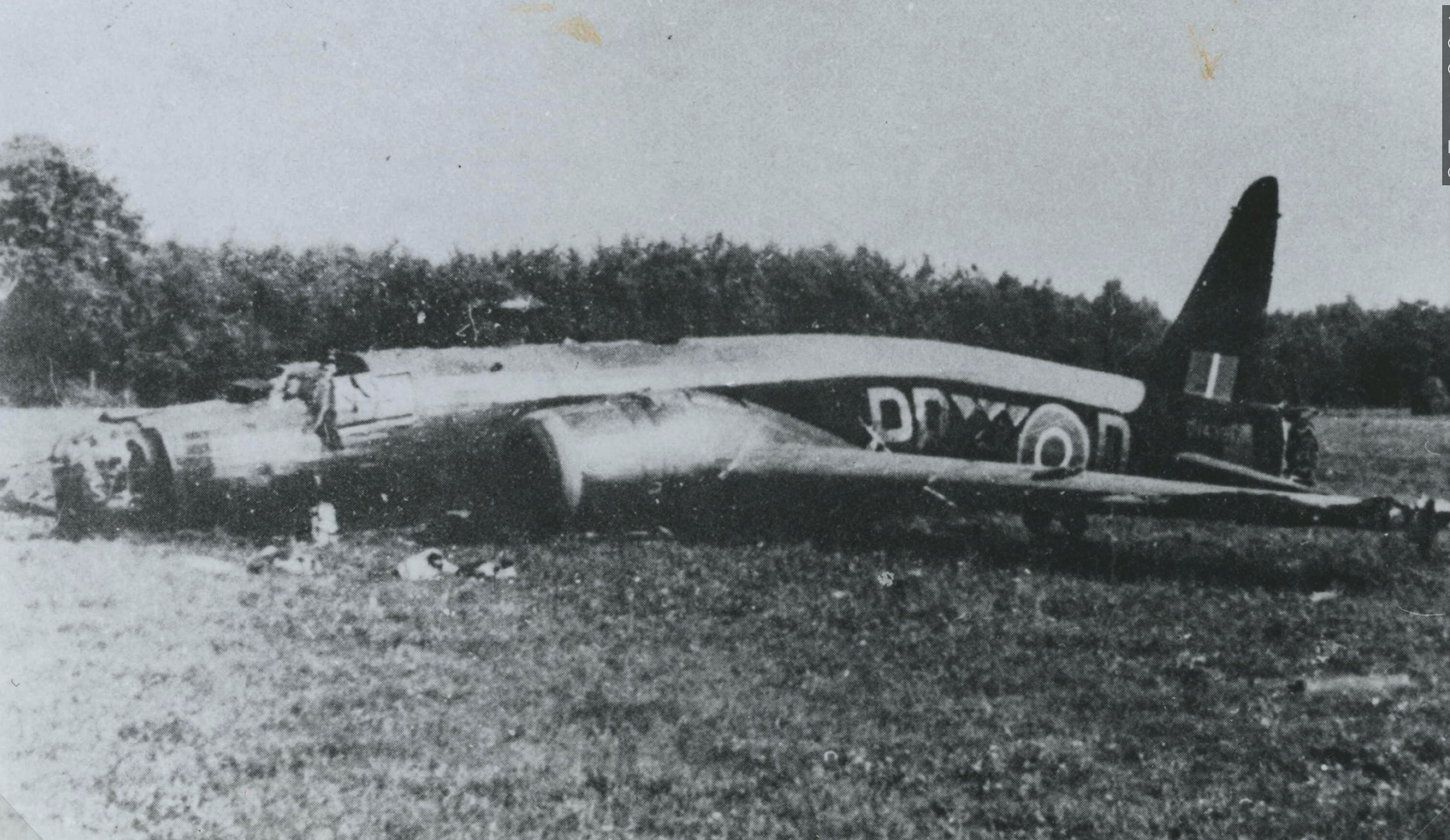 Claims Wellington RAF 26OTU PBD crash landed unknown date NIOD