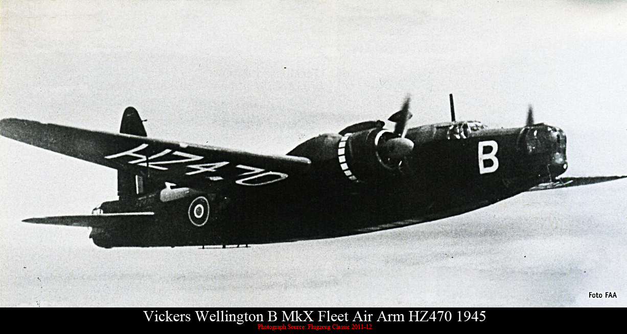 Vickers Wellington BX Fleet Air Arm HZ470 1945 01