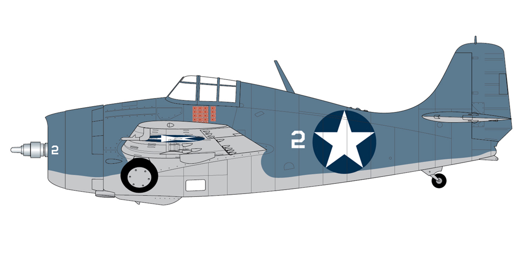Grumman F4F-4 Wildcat VMF-223 2 Capt Marian E Carl Henderson Field Guadalcanal Feb 1943 0A