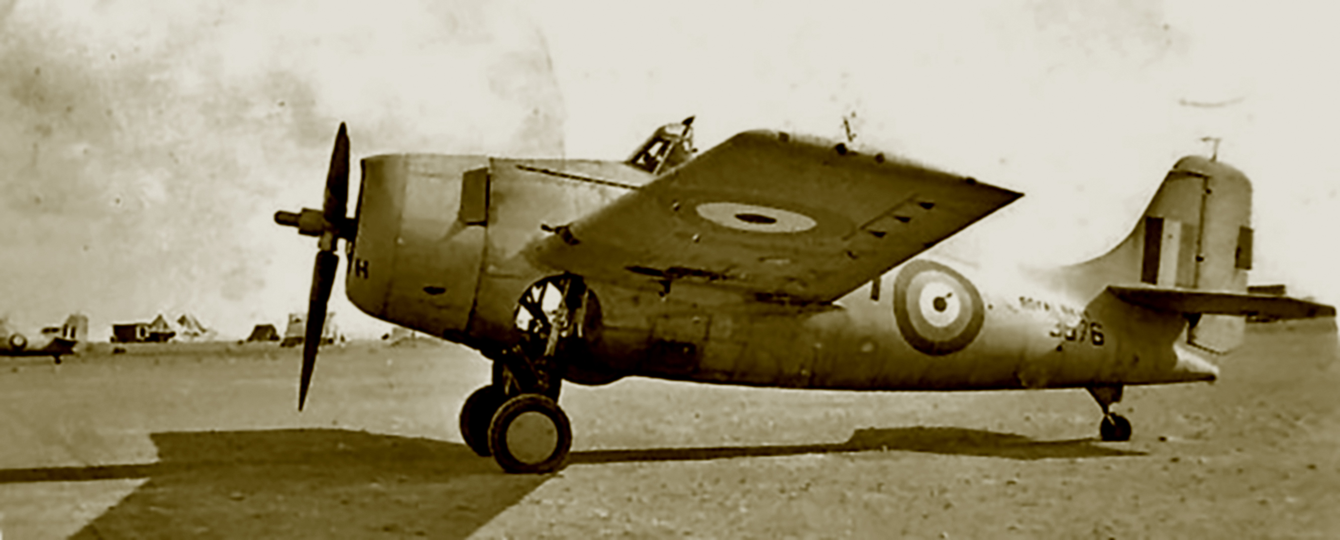 Fleet Air Arm 805NAS Marlet MkIII H AX746 in its delivery scheme of Non Specular Light Grey 01