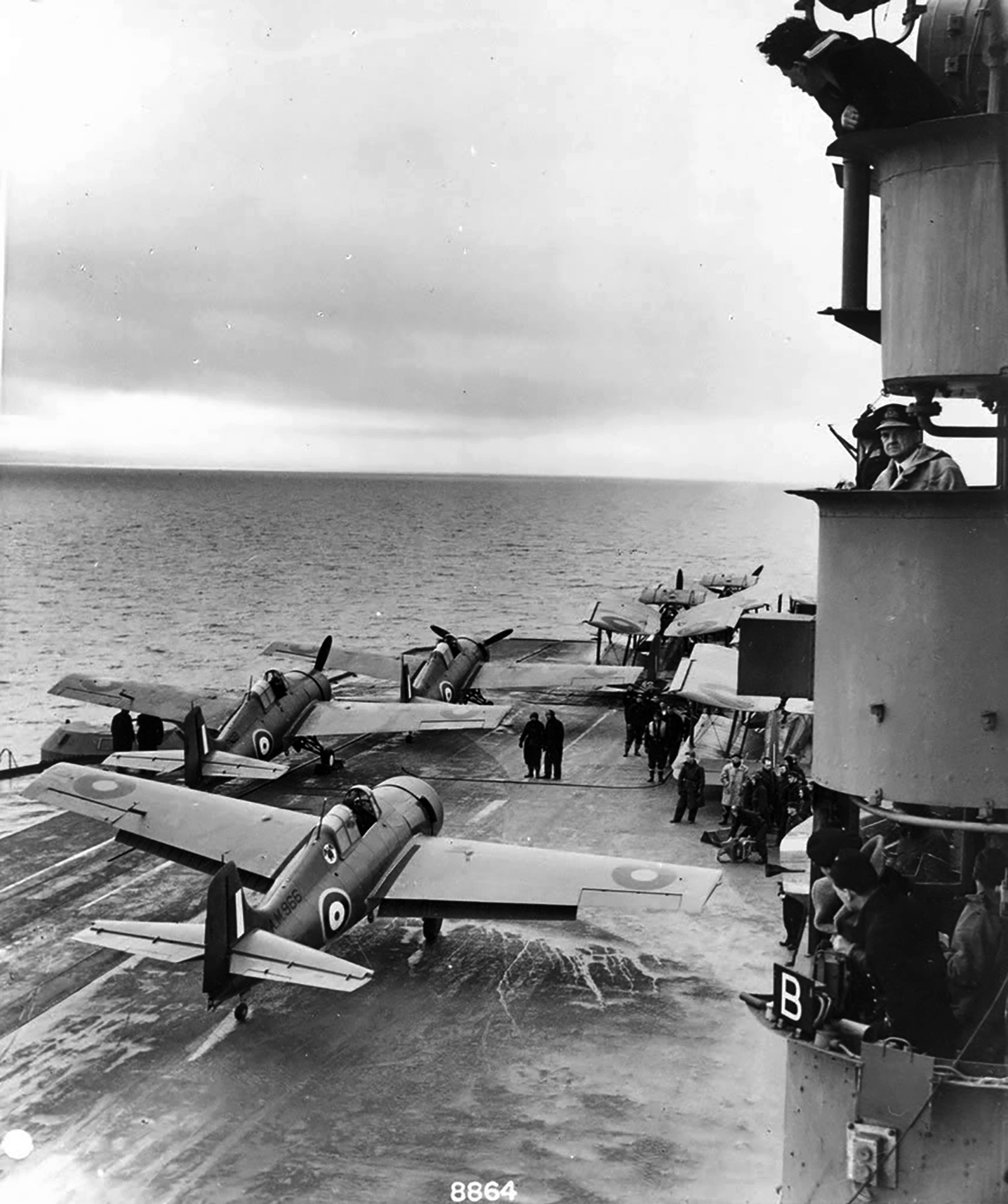 Fleet Air Arm Martlet MkII Grumman F4F-3 Wildcat AM966 HMS Illustrious 01