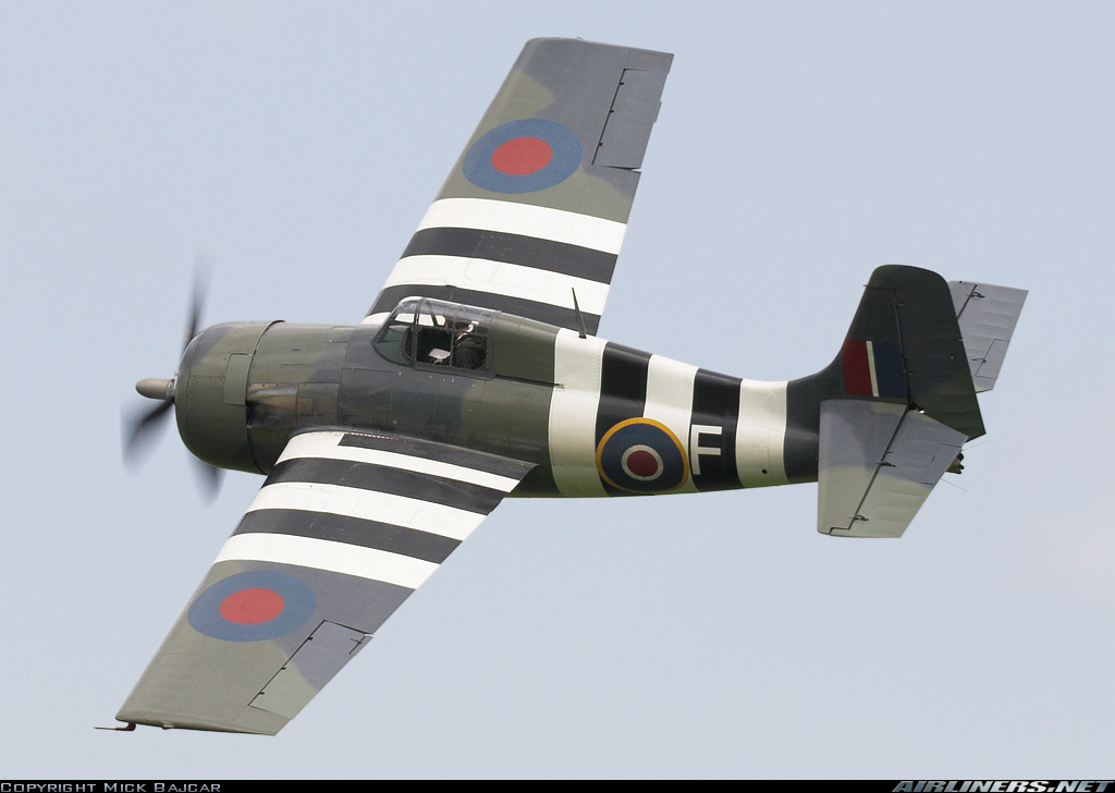 Airworthy Ford FM-2 Wildcat Bu 86711 cn 5765 warbird painted as RN 846 Sqn F 1944 08