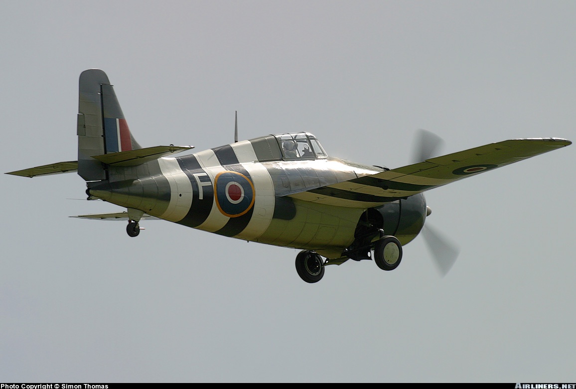 Airworthy Ford FM-2 Wildcat Bu 86711 cn 5765 warbird painted as RN 846 Sqn F 1944 18