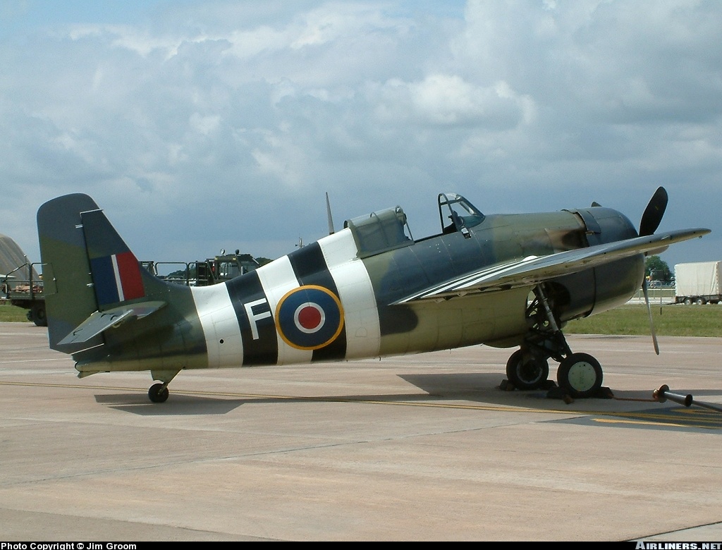 Airworthy Ford FM-2 Wildcat Bu 86711 cn 5765 warbird painted as RN 846 Sqn F 1944 21