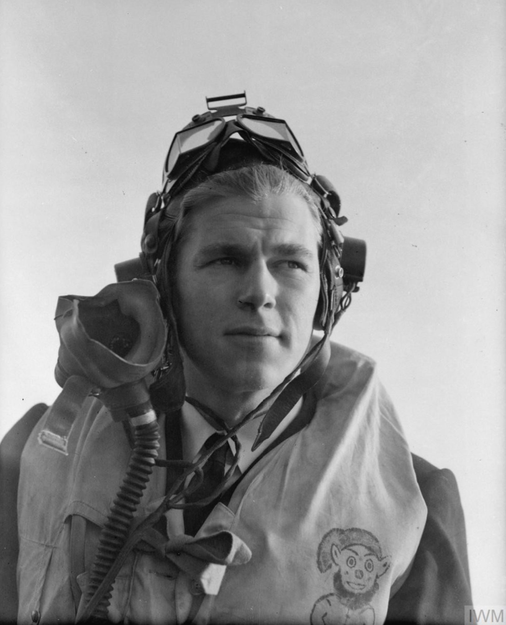 Aircrew Fleet Air Arm Martlet pilot SubLt Pearson aboard HMS Victorious Sep 1942 IWM A12567
