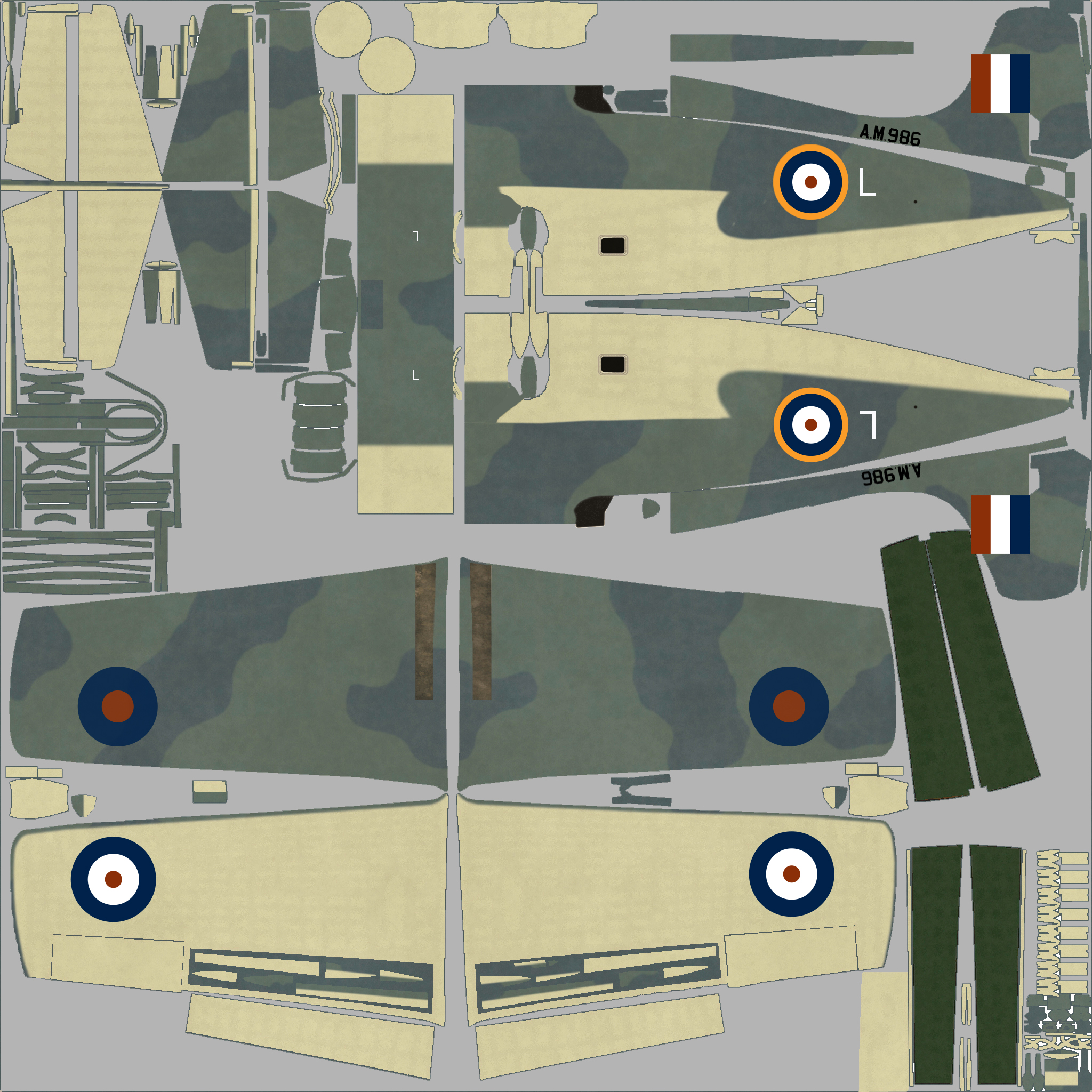 COD RN Martlet FAA 888NAS White L AM986