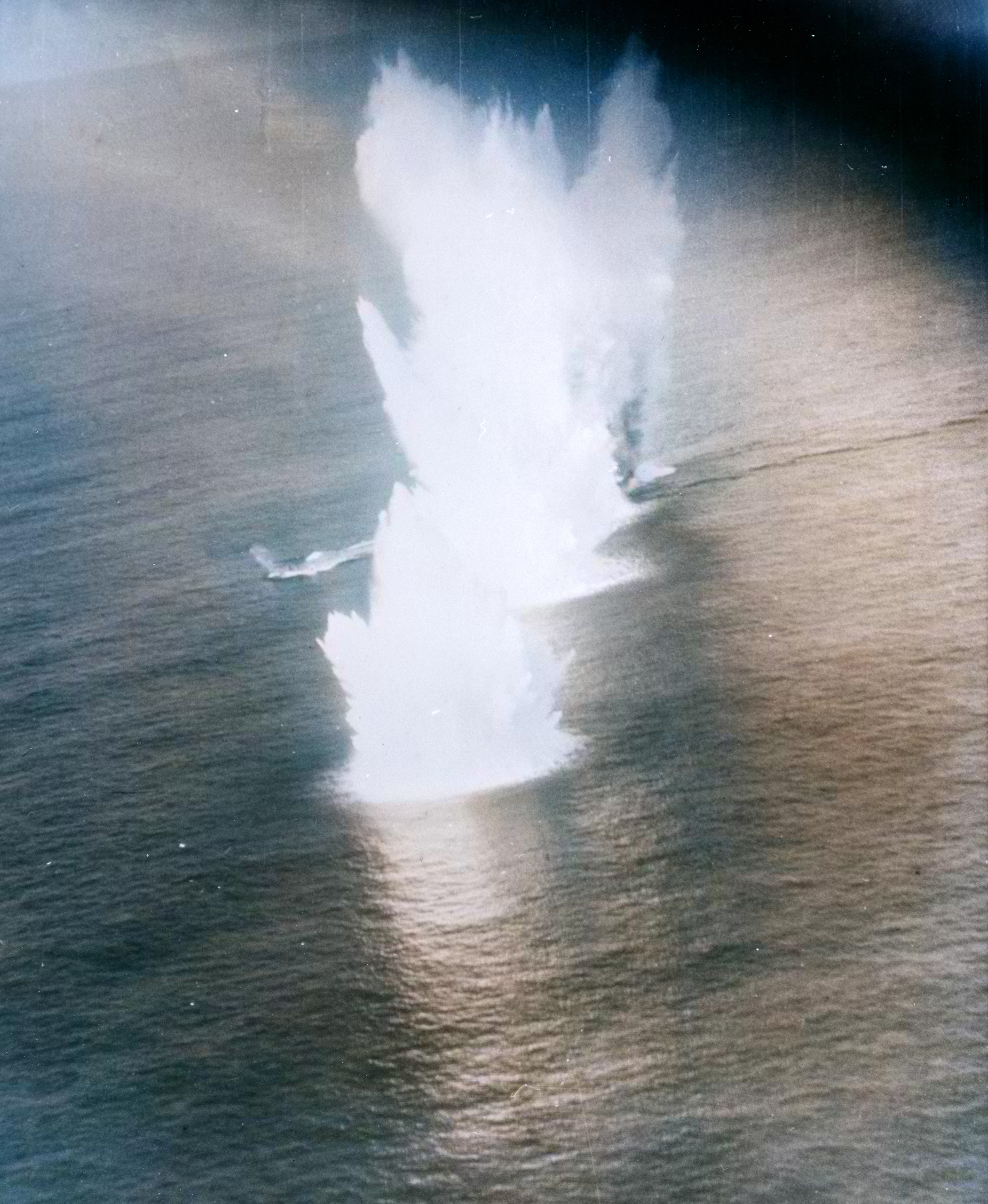 German Submarine U 67 attacked and sunk by planes from USS Core (CVE-13) in central Atlantic on 16th Jul 1943 NH 96576