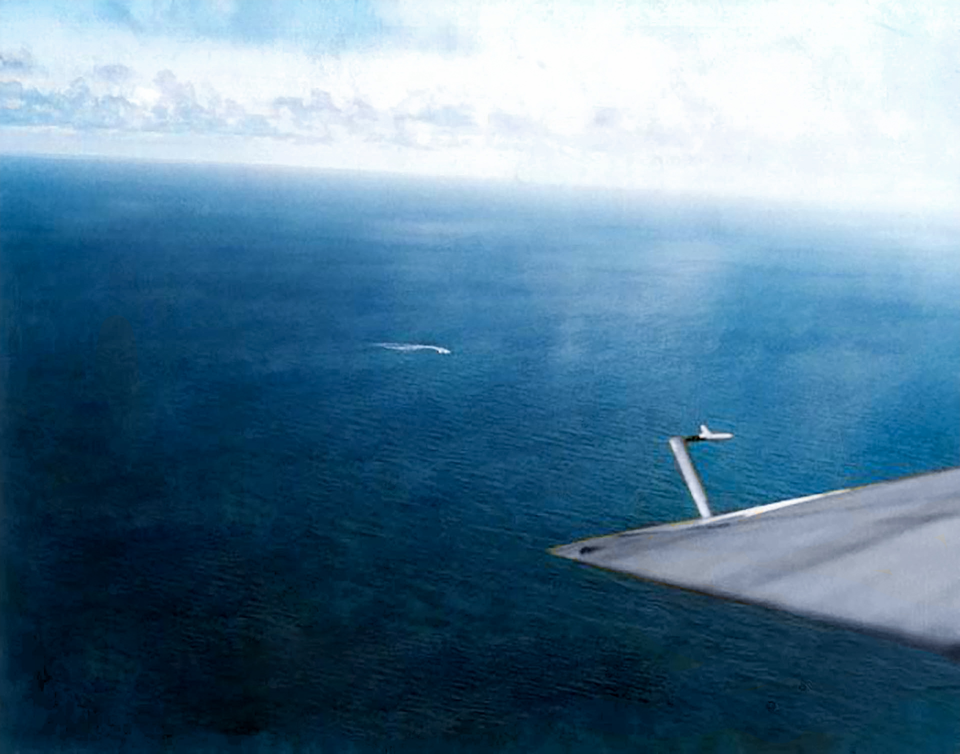 German submarine U 378 sunk by VC-13 or VSG 13 USS Core (CVE-13) in the Atlantic 20th October 1943 03