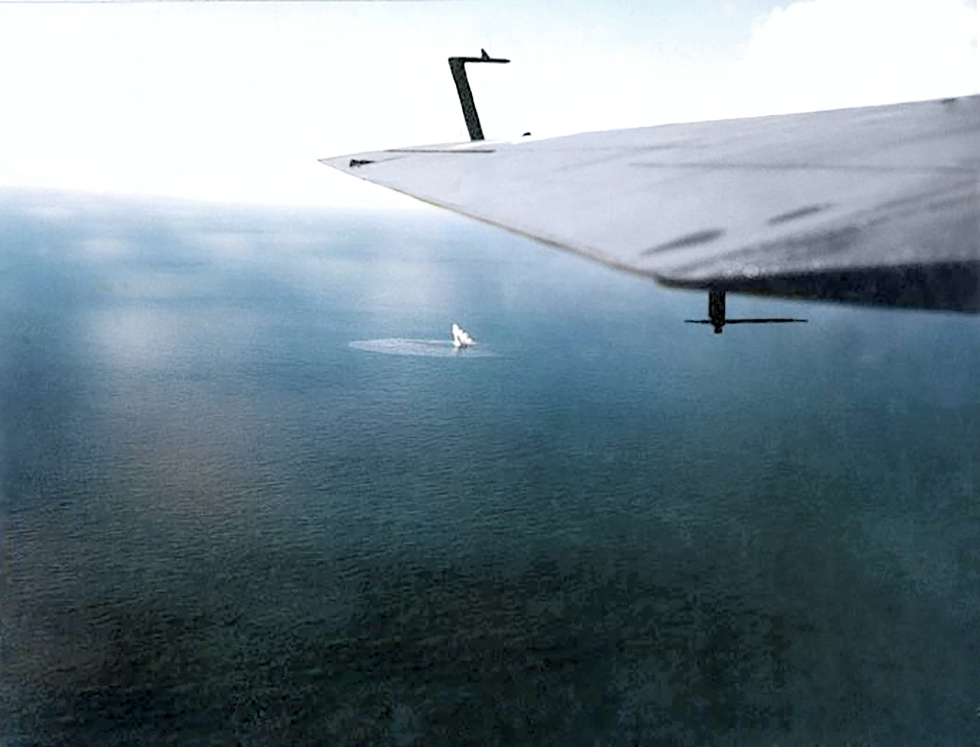 German submarine U 378 sunk by VC-13 or VSG 13 USS Core (CVE-13) in the Atlantic 20th October 1943 04
