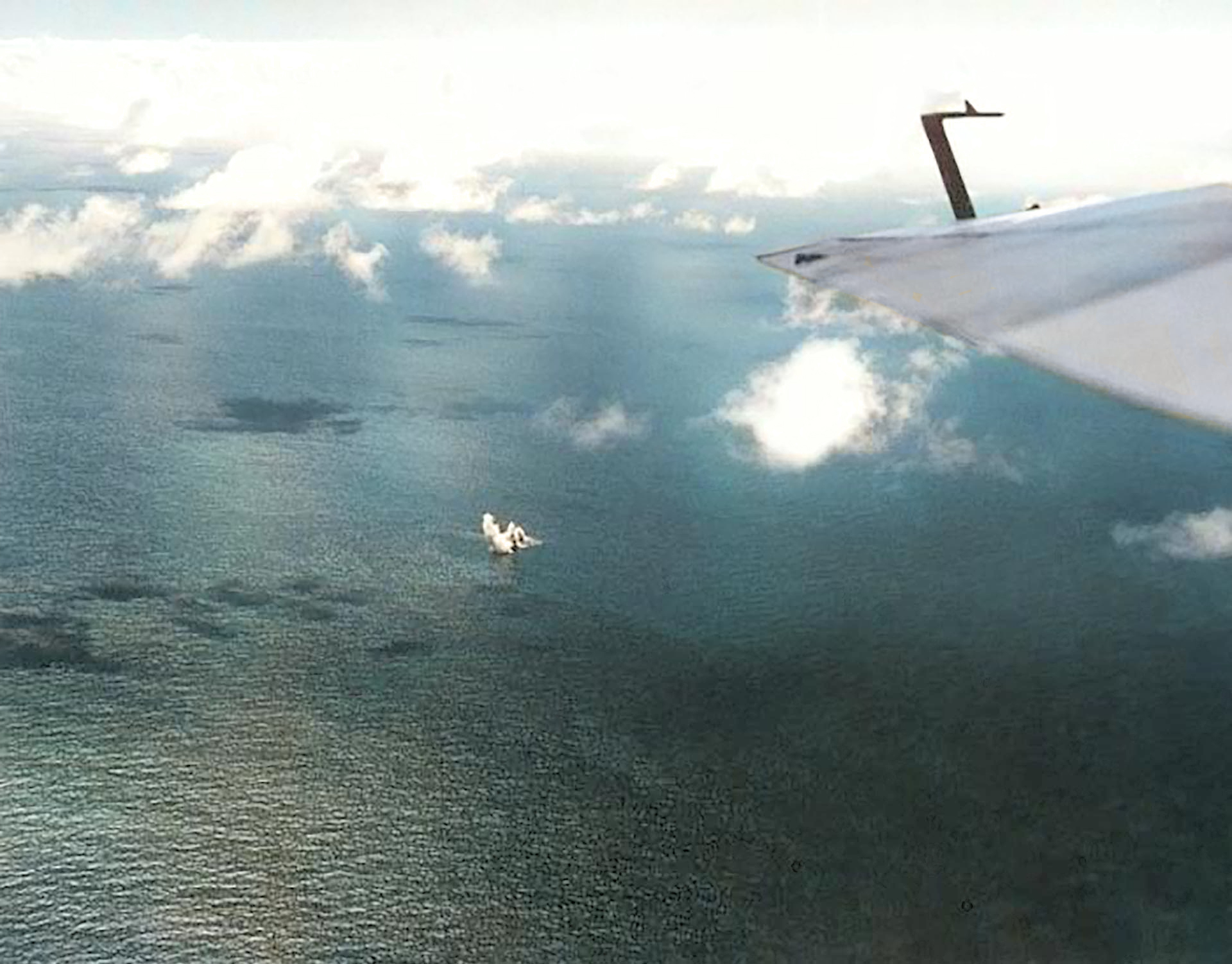 German submarine U 378 sunk by VC-13 or VSG 13 USS Core (CVE-13) in the Atlantic 20th October 1943 05