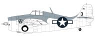 Asisbiz General Motors FM 2 Wildcat Black 3 on patrol from CVE 11 USS Card Feb 1944 0A