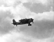 Asisbiz General Motors FM 2 Wildcat VC 36 Black 17 from USS Core (CVE 13) ready to land Feb 1944 80 G 269036