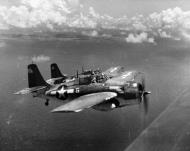 Asisbiz General Motors FM 2 Wildcat VC 4 White 5 on patrol over USS White Plains 1944 National Archives 80 G 384058