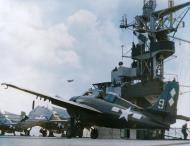 Asisbiz General Motors FM 2 Wildcat VC 79 White 9 aboard CVE 83 USS Sargent Bay off Okinawa 1945 01