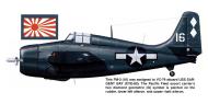 Asisbiz General Motors FM 2 Wildcat VC 79 White 9 aboard CVE 83 USS Sargent Bay off Okinawa 1945 0B
