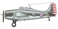 Asisbiz Grumman F4F 3 Wildcat VF 3 WHite F1 John Thach CV 2 USS Lexington 1942 0A