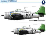 Asisbiz Grumman F4F 3 Wildcat VF 4 Black 41F4 aboard CV 4 USS Ranger Dec 1940 to Mar 1941 0A